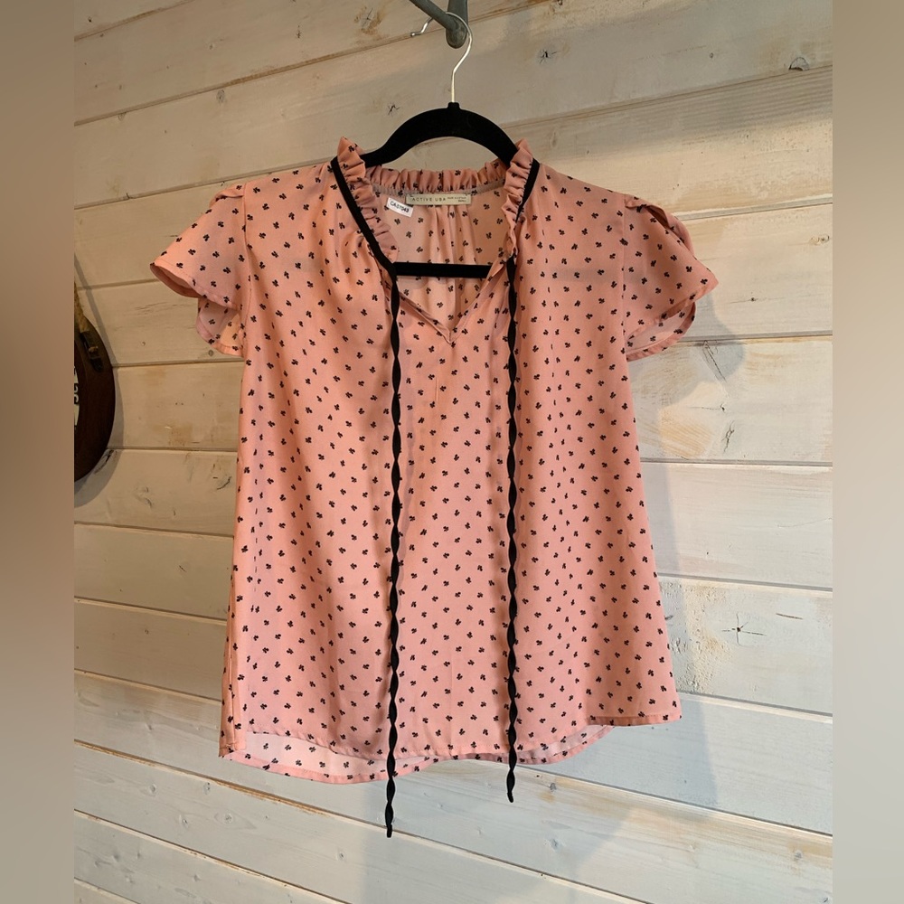Active USA | Pink Floral Blouse